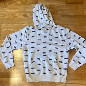 XS Nike White and Black Hoodie